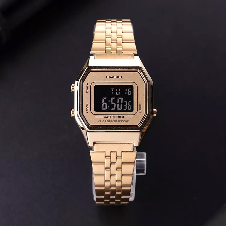 casio-ของแท้-la680wga-9bdf-สีทอง