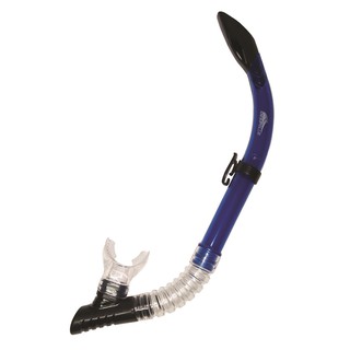 Deep Blue Manta Plus Snorkel, Semi-dry top design prevents water entry into tube