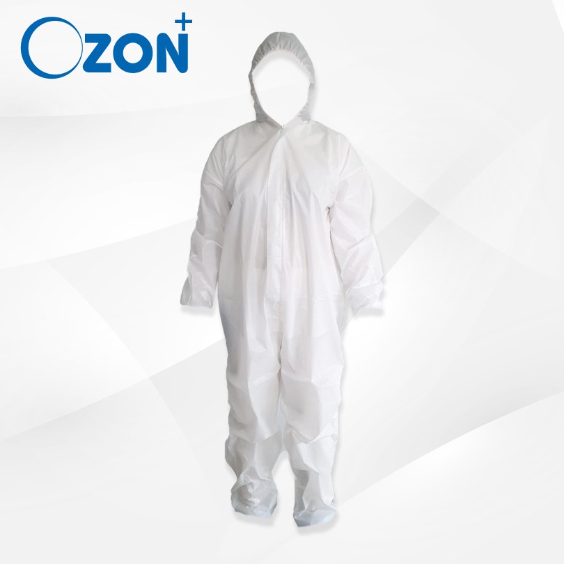 ภาพหน้าปกสินค้าOZON+ ชุด PPE ตามมาตรฐาน ANSI/AAMI PB70 ชุดป้องกันเชื้อโรค ชุดป้องกันสารเคมี