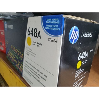 HP 648A CE262A Yellow ตลับหมึกโทนเนอร์ สีเหลือง ของแท้