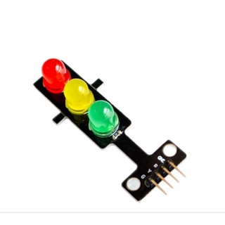 โมดูลไฟสัญญาณจราจร LED 5V ทั่วไปสีแดงสีเหลืองและสีเขียว ไฟ LED โมดูลเปล่งแสง ไฟอิเล็กทรอนิกส์