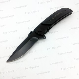 Everdayitems 0180301624 มีดพับ มีดพก BROWNING FOLDING KNIFE ด้ามไม้ เหล็กใบมีดสแตนเลส ดีไซด์สวยเหมาะมือ มีดยาว 16 ซม.