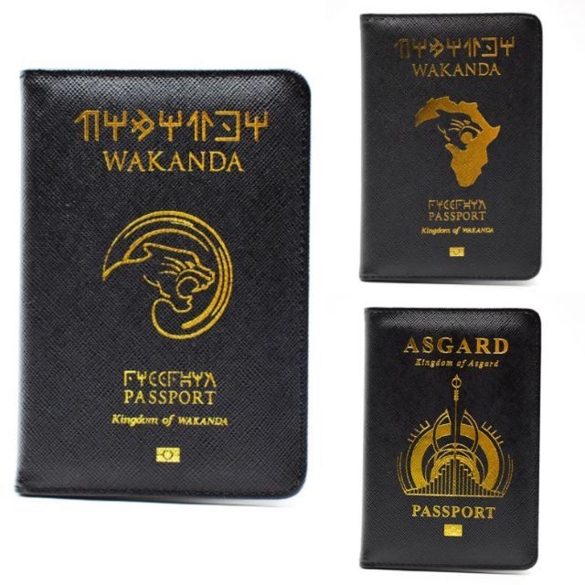 กระเป๋าลากเด็ก Passport Cover WAKANDA and ASGARD Shopee Thailand