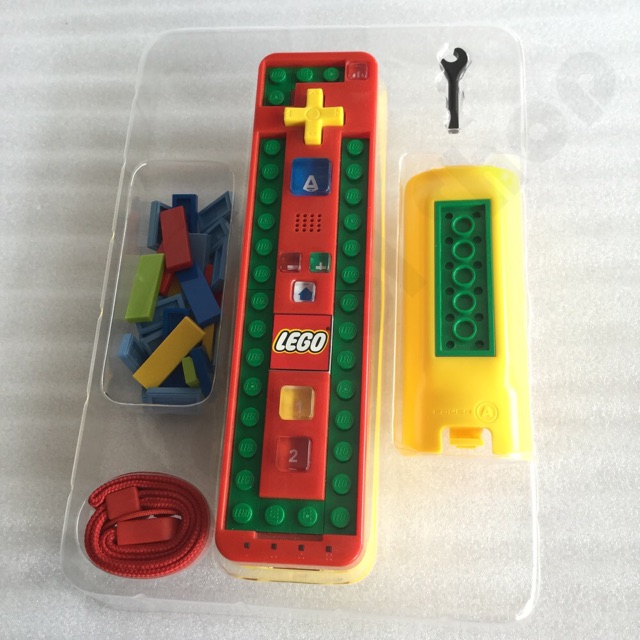 Wii Remote LEGO Play & Build Remote สีแดง/เหลือง Shopee Thailand