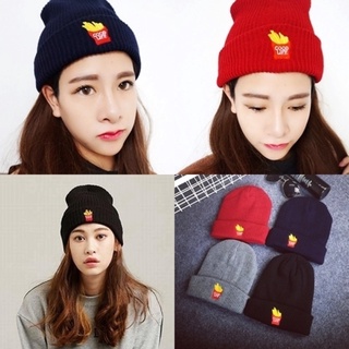 หมวกไหมพรม_เฟรนฟราย Cap_Hat ราคาถูก พร้อมส่ง