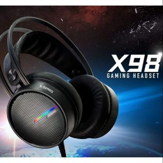 ภาพหน้าปกสินค้าหูฟังเกมมิ่ง Usb Headphone Virtual 7.1 Nubwo X98 ที่เกี่ยวข้อง