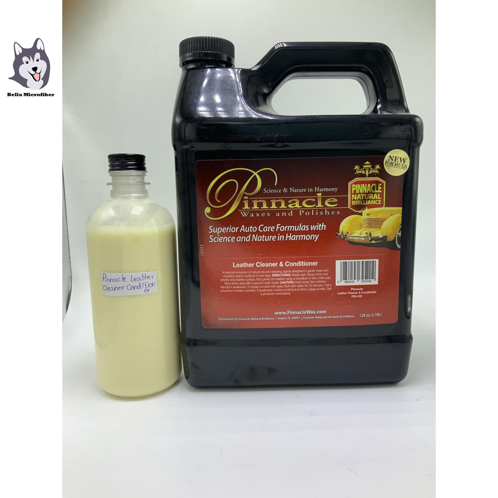 Pinnacle Leather Cleaner and Conditioner แบ่งจากแกลลอน Shopee Thailand