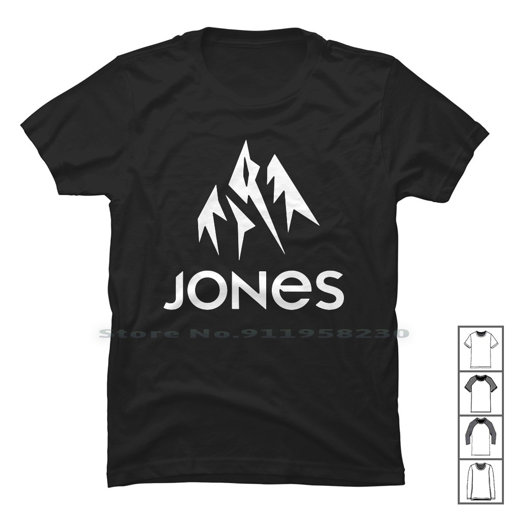 เสื้อยืดผ้าฝ้าย 100 พิมพ์ลายสโนว์บอร์ด Jones Snowboard Jones Games Tage Snow Geek Boar One Now
