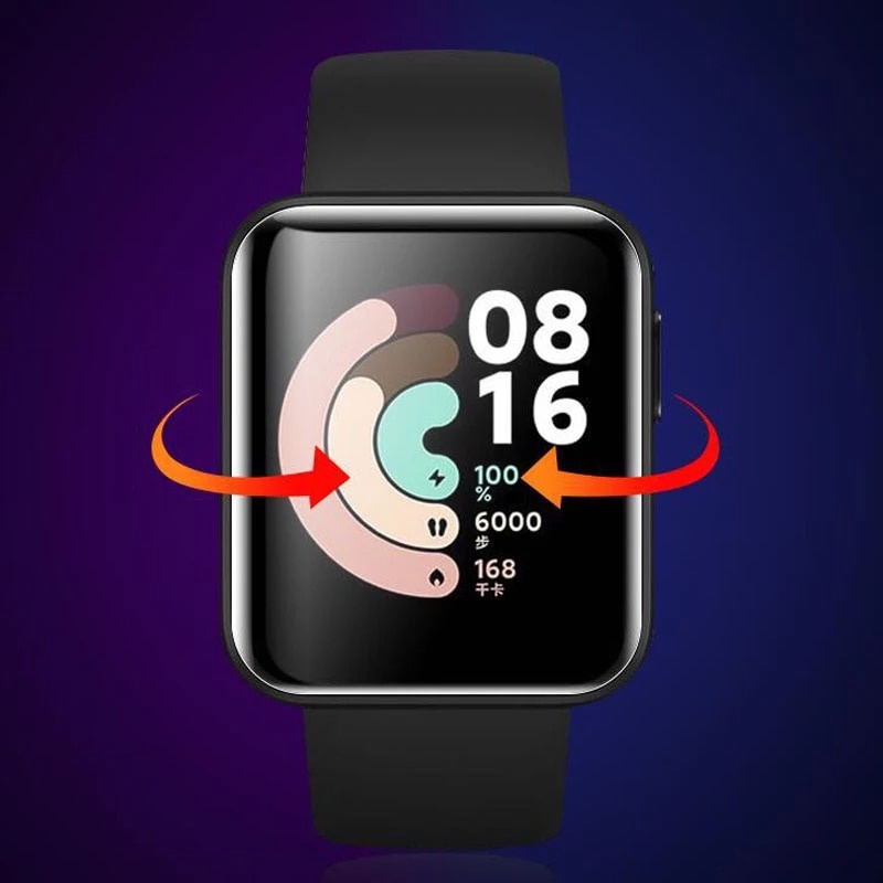 ภาพสินค้าฟิล์มกันรอยหน้าปัดนาฬิกาข้อมือ แบบไฮโดรเจลนิ่ม ป้องกันเต็มรูปแบบ สำหรับ Xiaomi Redmi Watch 2 Lite Xiaomi Mi Watch Lite จากร้าน moyte.th บน Shopee ภาพที่ 7