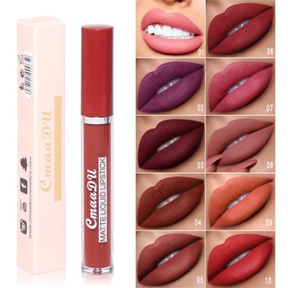 สินค้า Cmaadu ลิปสติกลิปกลอสเนื้อMatte ติดนานกันน้ํา