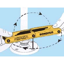 ชุดประแจหกเหลี่ยมและไขควงหัวแฉกแบบพับ-6-ขนา่ด-bondhus-งานซ่อมจักรยานใช้ดี-12594