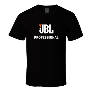 เสื้อยืดโอเวอร์ไซส์ใหม่สไตล์ขายร้อนผู้ชายเสื้อยืด Jbl Profesional โลโก้ลำลองชายเสื้อแขนสั้นS-3XL