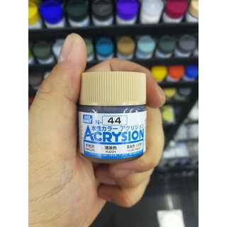 สีสูตรน้ำ Mr.Acrysion Color N44 FLESH (Semi Gloss) 10ml