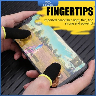 ภาพหน้าปกสินค้า1 Pair Sweatproof Mobile Game Finger Sleeve Breathable Non-Slip Touch Screen Sarung Jari Gaming Sarung Tangan Gaming Gloves ซึ่งคุณอาจชอบราคาและรีวิวของสินค้านี้