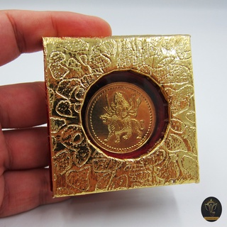 Ananta Ganesh ® เหรียญพระแม่ทุรคา อินเดียแท้ (ผ่านพิธีแล้ว) พร้อมกล่อง เน้นเรียกทรัพย์ มีเสน่ห์ ขายของดี CB01 CB