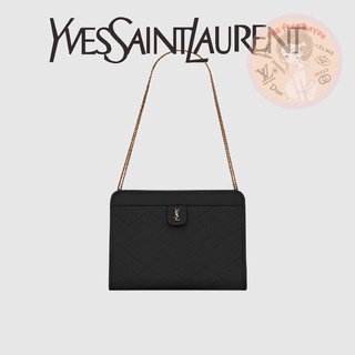 Shopee ลดกระหน่ำ 🔥ของแท้ 100% 🎁 Yves Saint Laurent Brand New VICTOIRE Leather BABY Clutch