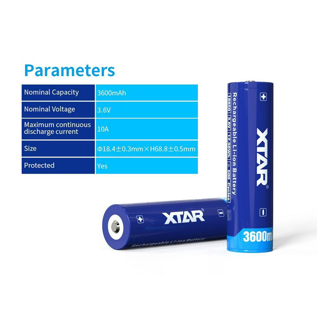 แบตเตอรี่-xtar18650-3600-mah-แท้-แบตคุณภาพ-คุ้ม-ทน-แนะนำครับ