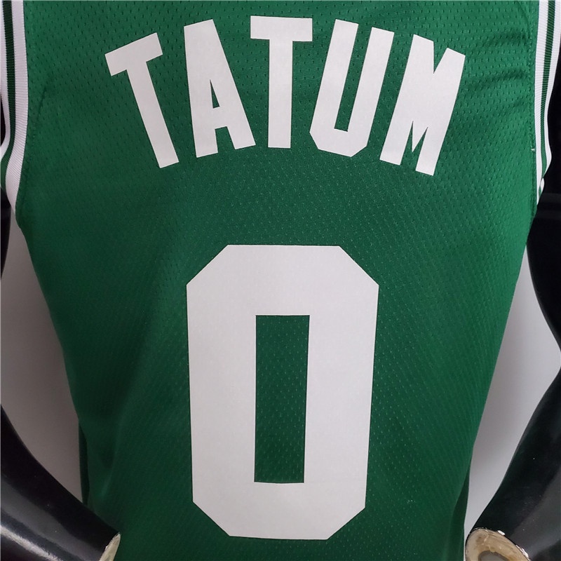 ทาตัม-0-เสื้อกีฬาบาสเก็ตบอล-ลายทีม-boston-celtics-เบอร์-0-สีเขียว