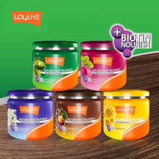 🚦โลแลน เนทูร่า ทรีทเม้นท์ หมักผม lolane natura hair treatment บำรุงผม แห้งเสีย แตกปลาย ผมทำสี ผมตรง สวย 100/250/500 ml