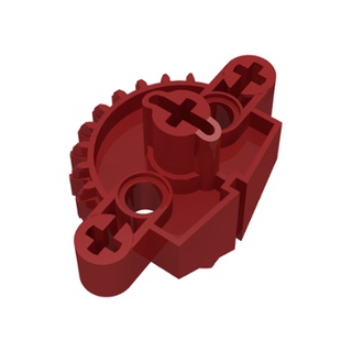 Lego part (ชิ้นส่วนเลโก้) No.44810 Bionicle Matoran Torso, Gear 9 Tooth with 3 Axle Holes and 2 Pin Holes