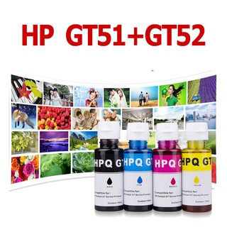 HP GT51 GT52 GT53 หมึก GT51 GT52 GT53 หมึกสีดำรีฟิลสำหรับ hp tank 519  311  318  319  410  411  418  419  310  531  318