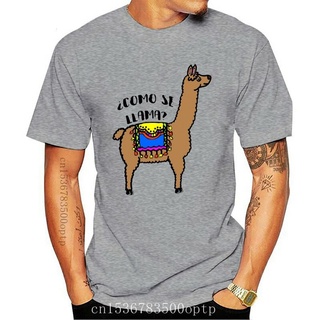 เสื้อยืดโอเวอร์ไซส์ขายดี เสื้อยืดลําลอง แขนสั้น พิมพ์ลาย Como Se Llama Funny Spanish Humor Tee NHlppe03GGfmja06S-3XL