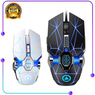 Optical RGB Gaming Mouse เมาส์เกมมิ่ง ออฟติคอล ความแม่นยำสูงปรับ เหมาะกับเกม