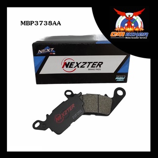 NEXZTER ผ้าเบรค สำหรับรถ NMAX155, AEROX155, Grand Filano, QBIX รุ่น NEXT SPEC 3738AA