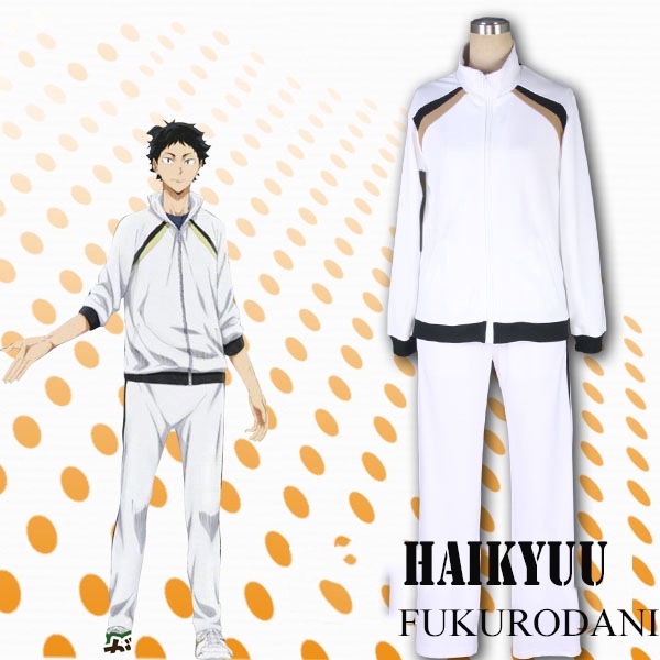 รูปภาพสินค้าแรกของชุดเครื่องแต่งกายคอสเพลย์ เสื้อแจ็คเก็ต ชุดกีฬา Haikyuu เรื่อง Akaashi Keiji Bokuto Koutarou