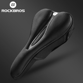 Rockbros อานเบาะที่นั่งซิลิโคน ซิลิกาเจล กลวง ระบายอากาศ อุปกรณ์เสริม สําหรับรถจักรยาน MTB