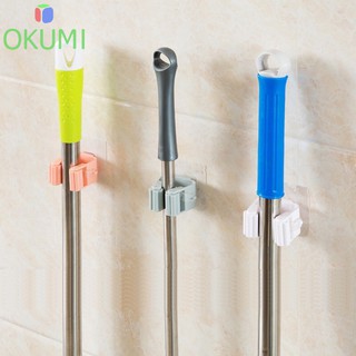 สินค้า OKUMI_SHOP ที่แขวนไม้กวาด ติดผนัง รุ่นไม่ต้องเจาะ ติดง่าย แข็งแรง(K-505)