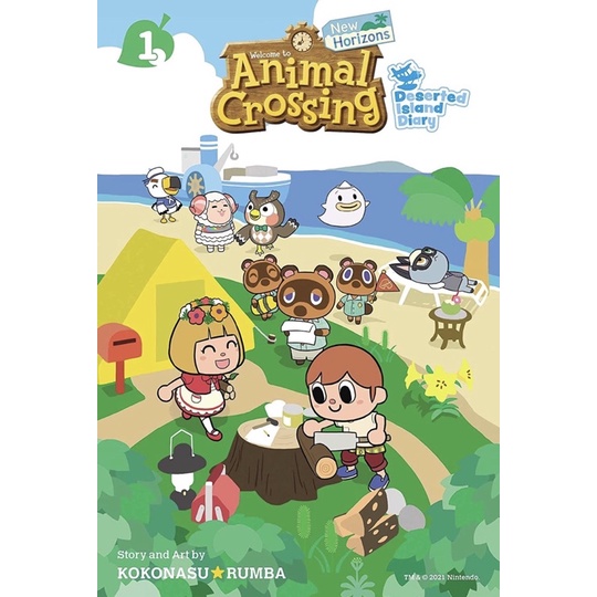 หนังสือภาษาอังกฤษ-animal-crossing-new-horizons-vol-1-deserted-island-diary-1-by-kokonasu-rumba