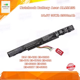 แบตโน๊ตบุ๊ค Notebook Battery Acer AL15A32 For E15 E5-422 E5-432G E5-472 E5-473G E5-522 E5-522G E5-532 E5-532T E5-553G
