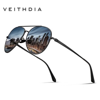 ภาพขนาดย่อของสินค้าVEITHDIA 8259 แว่นตากันแดด เลนส์โพลาไรซ์ UV400 สไตล์วินเทจ คลาสสิก เหมาะกับการขับขี่กลางแจ้ง สําหรับผู้ชาย