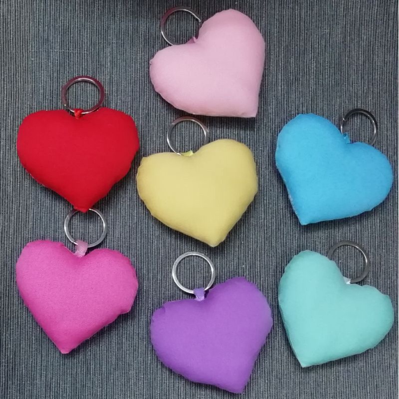พวงกุญแจหัวใจ-handmade