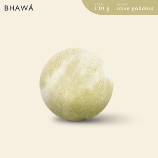BHAWA Aroma Himalayan Bubble Bath Bomb Olive Goddess 110 g.