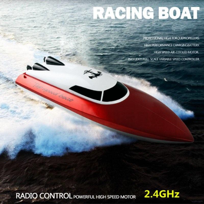 เรือเร็วบังคับวิทยุ-2-4-ghz-boat-racing-เลี้ยวด้วยหางเสือ-เดินหน้า-ถอยหลัง-no-802