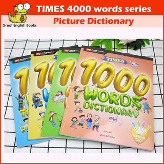 📣พร้อมส่ง ดิกชันนารีรูปภาพ Times 4000 words series Picture Dictionary 4,000 คำ