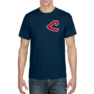 เสื้อยืดผู้ชาย เสื้อยืด พิมพ์ลายโลโก้ Cleveland Indians 1973-77 สไตล์เรโทร คุณภาพสูง แฟชั่นสําหรับผู้ชาย S-5XL