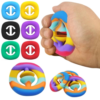 【✨COD✅】ของเล่น ยาคลายเครียด กำลังแขนฝึก จับของเล่น Fidget Toy Squeeze Snap Sensory Tool