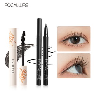 Focallure มาสคาร่า อายไลเนอร์ กันน้ำ ติดทนนาน 2 ชิ้น