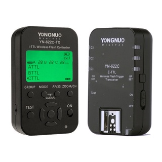 YONGNUO YN622C-KIT Wireless E-TTL Trigger with LED Screen for Canon