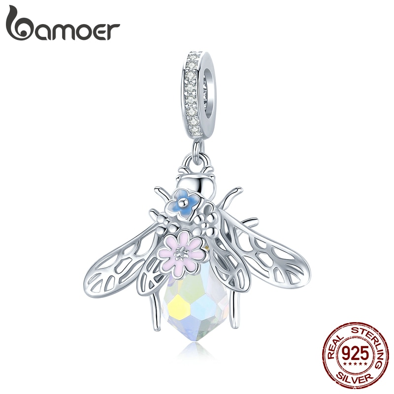 bamoer-authentic-100-925-sterling-silver-colorful-bee-clear-cz-bead-charm-for-bracelet-diy-jewelry-making-luxury-brand-bsc395