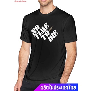 Scarlet Store เสื้อยืดเจมส์บอนด์เสื้อยืดผู้ชาย SOXCOLOT James Bond 007 Mans Tees,Casual Cotton Short Sleeve T-Shirt Jam