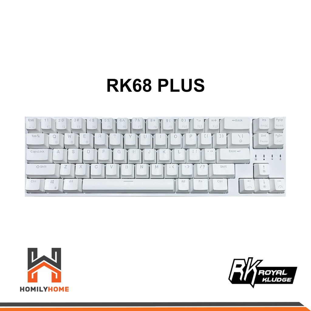ภาพสินค้าRoyal Kludge RK 68 Plus, RK84, RK860/RK100 RK860 RK100 Hotswappable Mechanical Keyboard คีย์บอร์ดไร้สาย จากร้าน homilyhome บน Shopee ภาพที่ 1