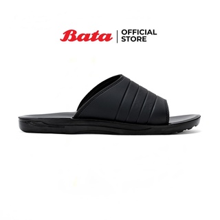 ภาพขนาดย่อของภาพหน้าปกสินค้า* * Bata บาจา รองเท้าแตะผู้ชาย รองเท้าแตะรองเท้าแบบสวม สำหรับผู้ชาย สีดำ 8616287 จากร้าน bata_officialstore บน Shopee