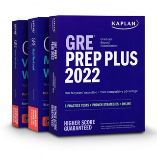DKTODAY หนังสือ KAPLAN GRE COMPLETE 2022 (3 BOOKS)