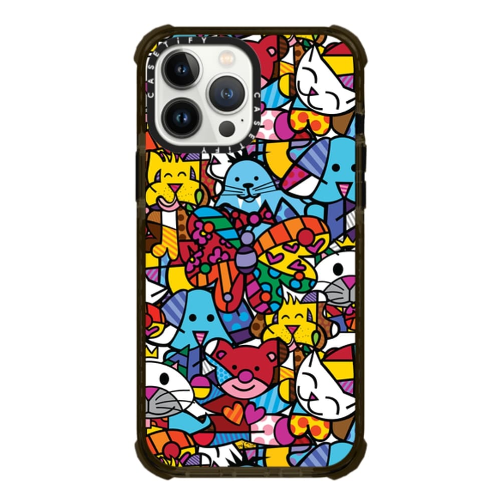 best-friends-by-romero-britto-13-pro-max-ultra-impact-case-สี-black