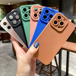 Brown Shockproof Silicone Phone Case (Protect Camera) For iPhone X Xr Xs Max 8 Plus 7Plus 6 6s Plus Se 2020
