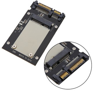 ภาพขนาดย่อของภาพหน้าปกสินค้าmSATA SSD to 2.5" SATA Convertor Adapter Card รุ่นS101 จากร้าน toara บน Shopee